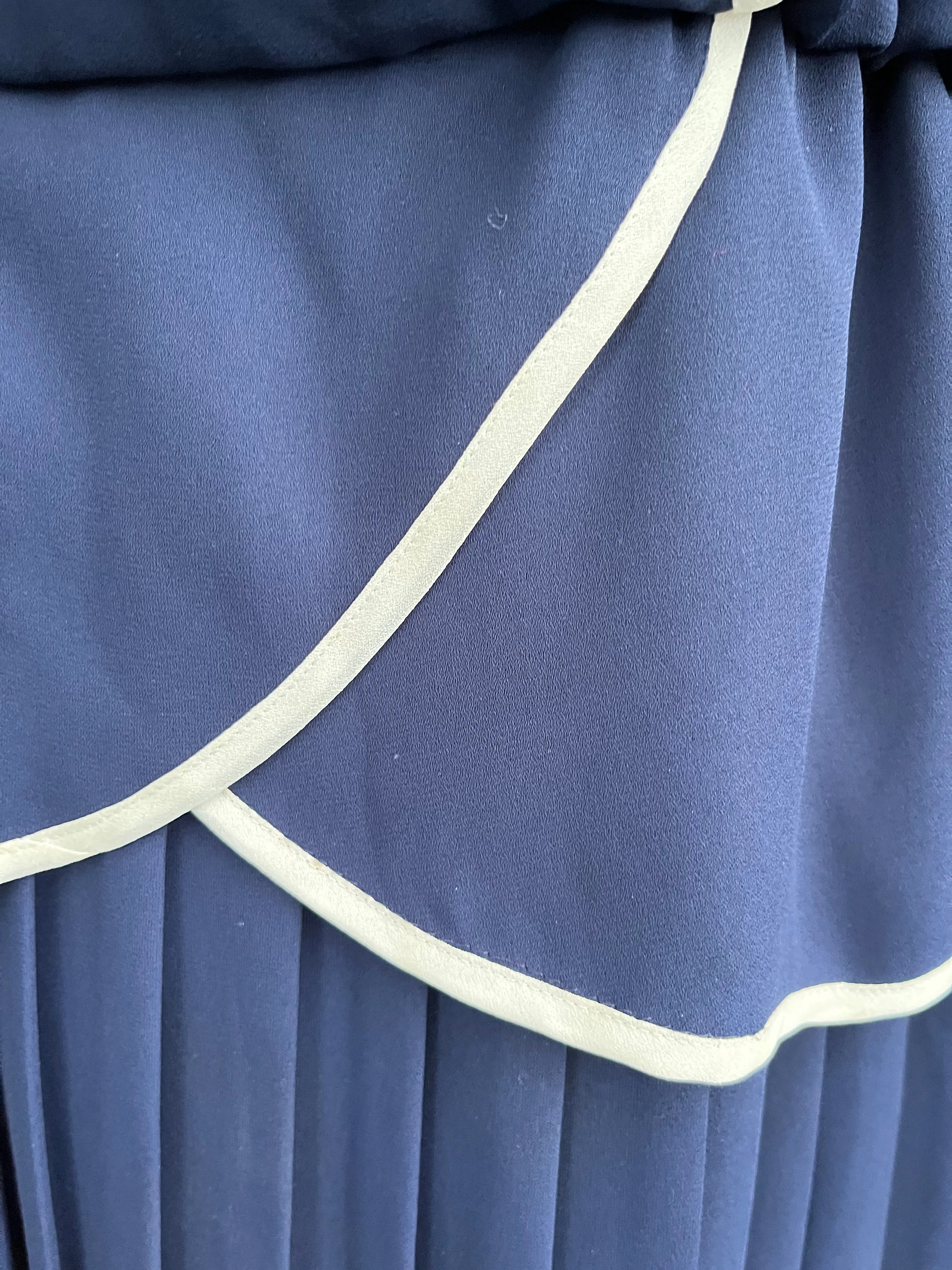 80s navy dress uk 10