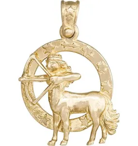 Large Sagittarius Zodiac Charm